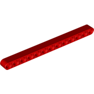Lego Technic Beam 1 x 13 Thick / Red