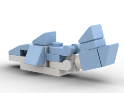 Minifig scale Blåhaj