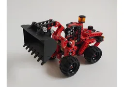 Red Mini Wheel loader
