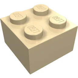 Brick 2 x 2 / Tan