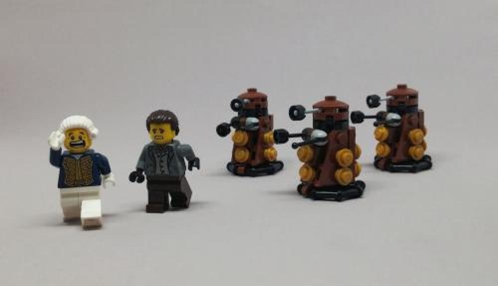 Lego Daleks in the Bricktorian Age