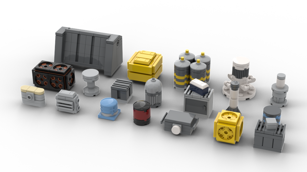 Lego Crates and other objects from SW OUTLAWS