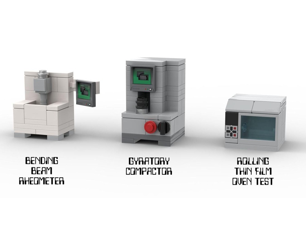 Lego Asphalt Testing Devices