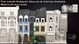 LEGO® Parquet Dealer & Coffee Corner