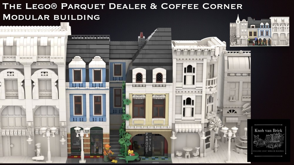 LEGO® Parquet Dealer & Coffee Corner