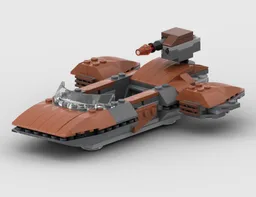 Orange Sorosuub Hover Speeder