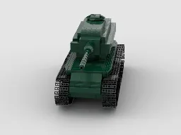 Stridsvagn 74 minifigure scale 2.0
