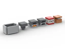 Minecart with contents that can be placed inside.