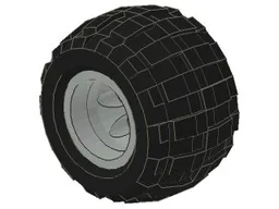 Wheel 43.2 x 28 Balloon Small with Black Tire 43.2 x 28 S Balloon Small (6580 / 6579) / Light Gray