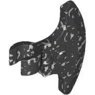 Weapon Axe Head, Clip-on (Viking) [Thin Clip] / Speckle Black-Silver
