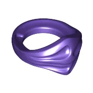 Minifig Neckwear Bandana (Ninjago) / Dark Purple