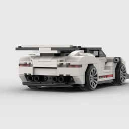 Modified highway speedster with modified rear