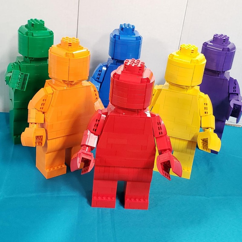 Lego Rainbow Big Figs