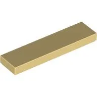 Tile 1 x 4 with Groove / Light Yellow
