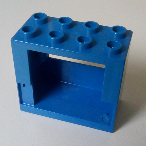 Lego Duplo Door Frame 2 x 4 x 3 for Half Door / Blue