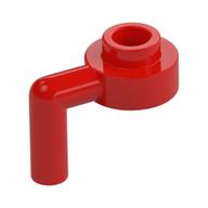 Lego Plate Special Round 1 x 1 with Vertical Bar / Red