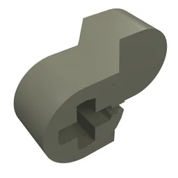 Technic Engine Crankshaft Center / Dark Gray