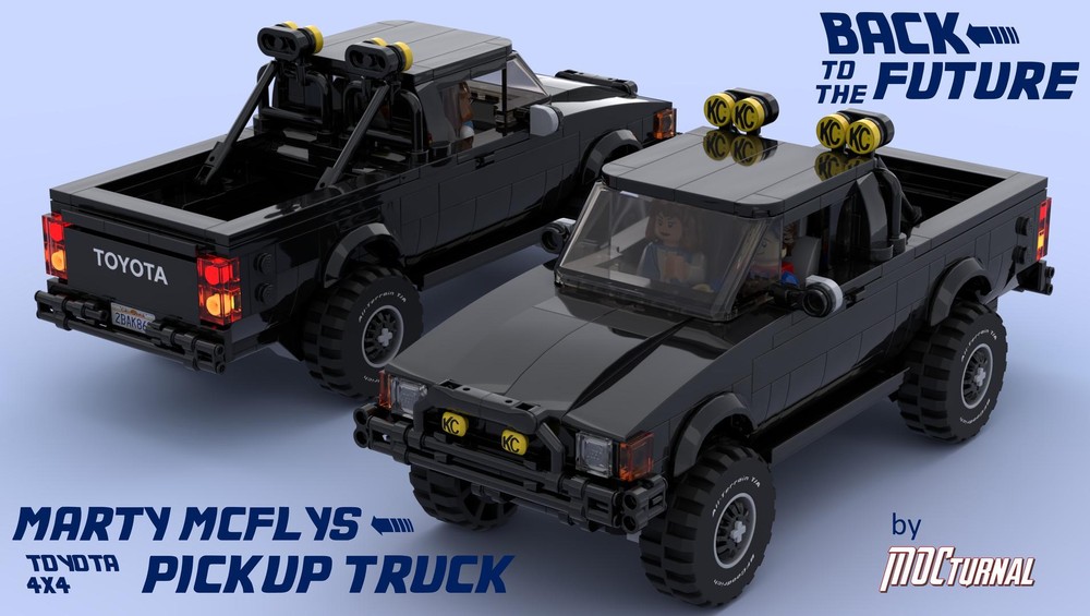Lego MOCturnal BTTF Series: Marty McFly's Toyota SR5 Pickup Truck
