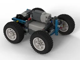 Big Wheel Short Chassis with Steering Rack