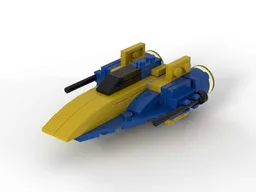 911950 A-Wing Classic Space MOD