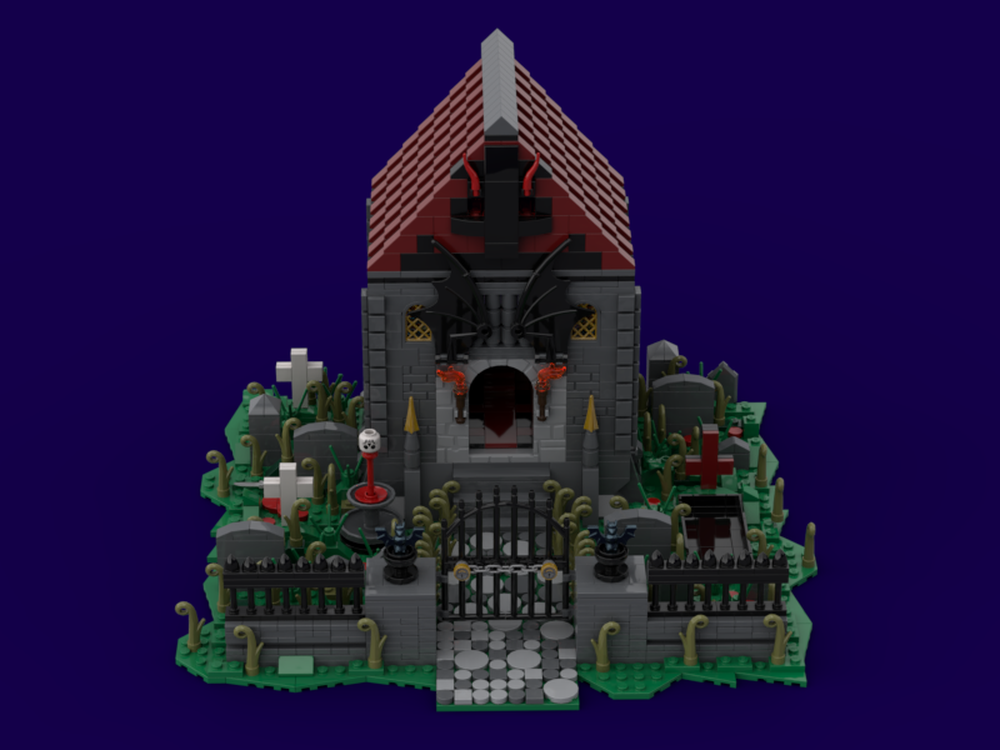 Lego Halloween Cemetery
