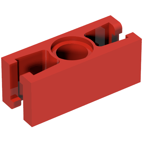 Lego Znap Beam 3, 1 Hole / Red