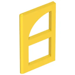 Window 1 x 3 x 4 Pane for Window 2 x 6 x 6 Freestyle / Yellow
