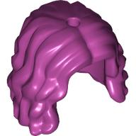 Lego Hair Long Wavy/Curly / Magenta