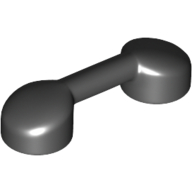 Lego Bar 1 x 3 (Radio Handle, Phone Handset) / Black