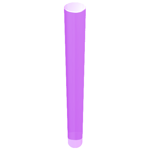 Lego Bar 4L (Lightsaber Blade / Wand) / Trans-Light Purple