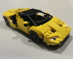 Lamborghini Centenario - Yellow - 8stud wide