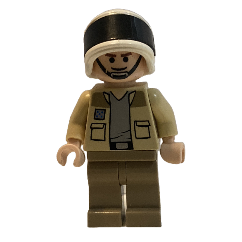 Lego Captain Antilles, Light Gray Undershirt
