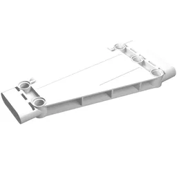 Technic Panel 5 x 11 x 1 Tapered / White