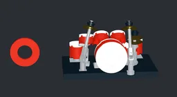 Drumset For Animal