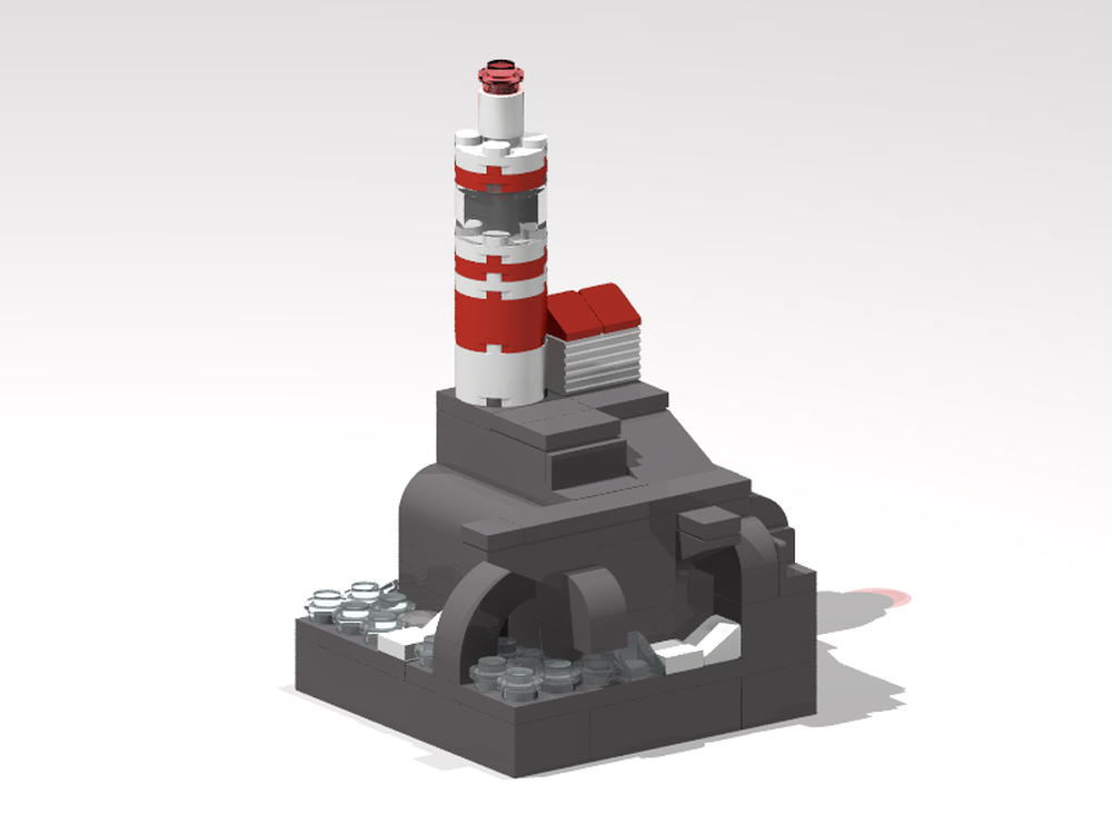 Lego Lighthouse in a island