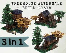 21318 Tree House Alternative Build / Treehouse 3 in 1 - Paket 21318