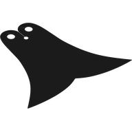 Lego Neckwear Cape, Long with Split End / Black