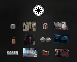 Galactic Republic - Crates, Containers & Structures