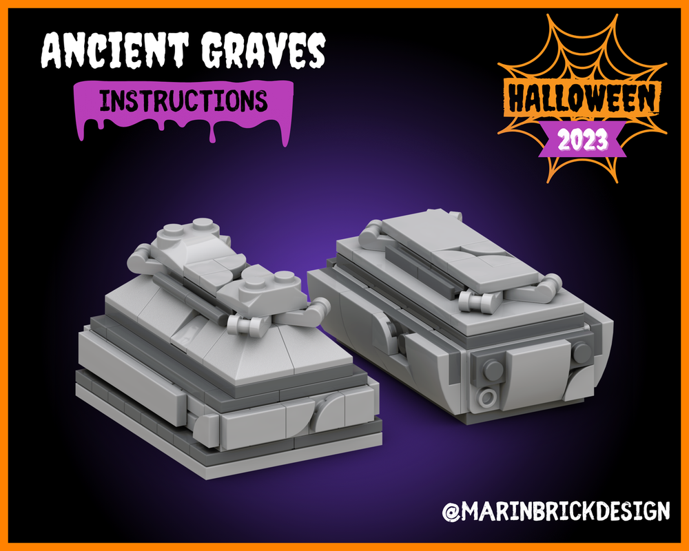 Lego Ancient Graves - Lego Spooky Halloween Moc