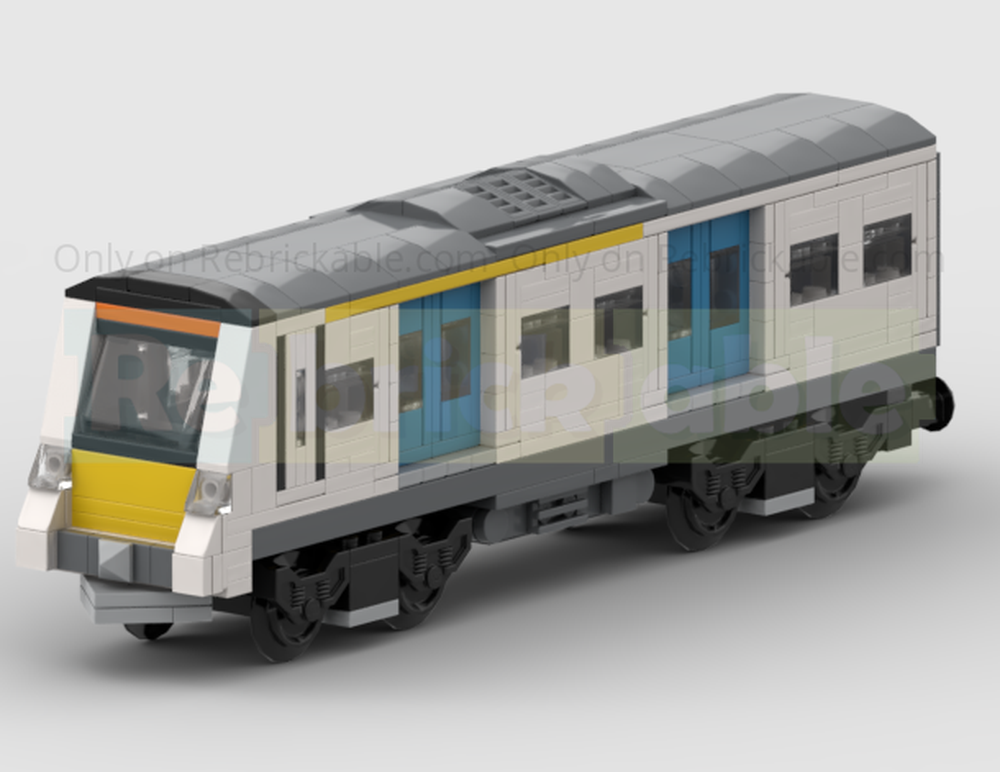 Lego Class 700 Desiro City Driving Carriage Train In Thameslink Livery