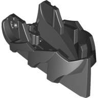 Lego Large Figure Head, Jaw with Axle Hole [Plain]