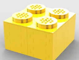 Oversized 2x2 brick