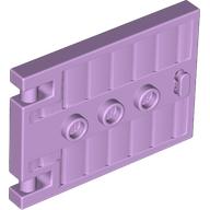Lego Door 1 x 5 x 3 with 3 Studs and Handle / Lavender