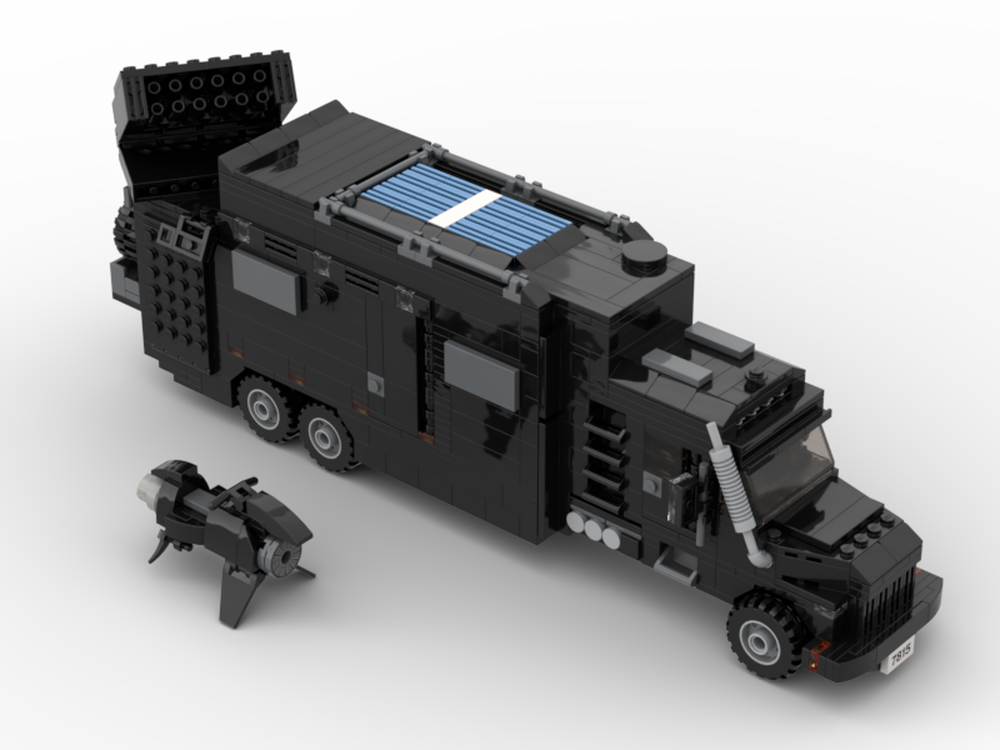 Lego GTA V - Benefactor Terrorbyte (with size friendly oppressor mk2)