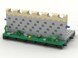 Modular castle wall - Study No. 1