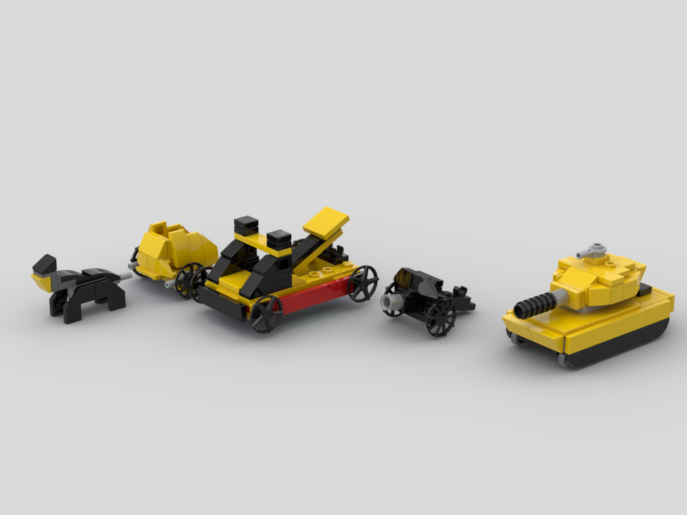 Lego 76901 - Evolution of Military Technology