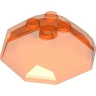 Rock Boulder 4 x 4, Top / Trans-Neon Orange