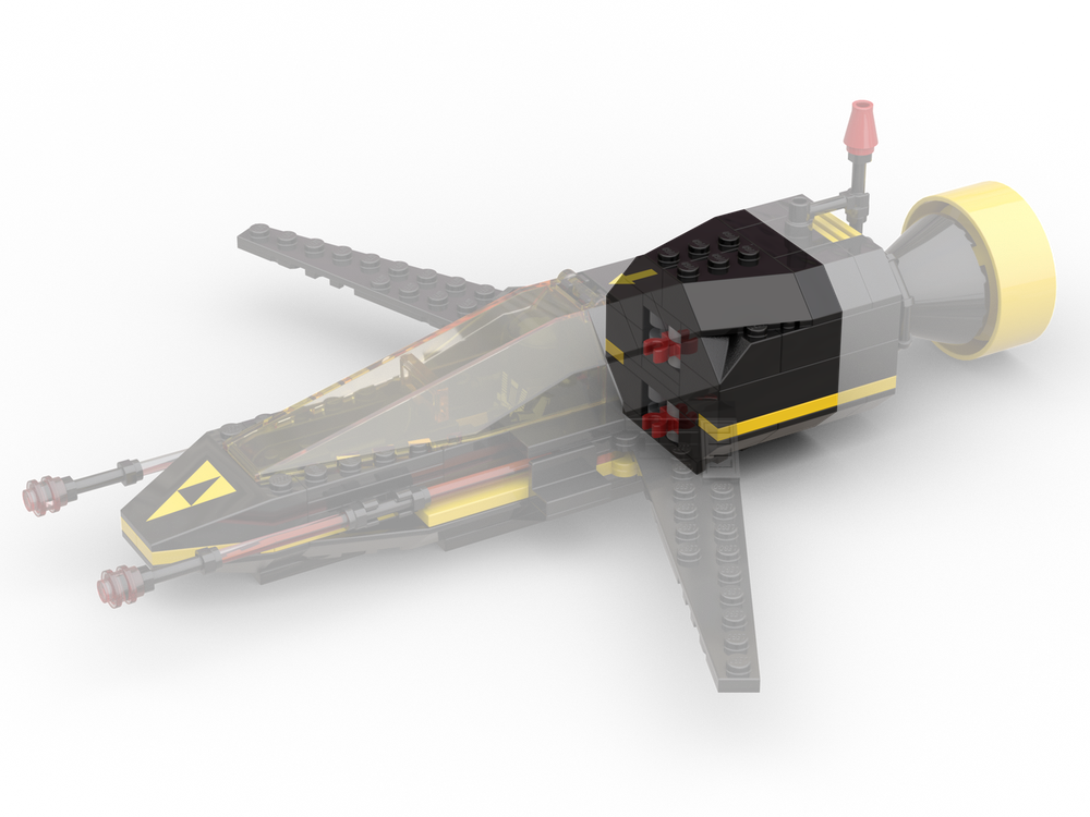 Lego Blacktron Cruiser to Renegade Module Adapter