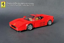 Ferrrari Testa Rossa - Speed Champions 8 Studs wide
