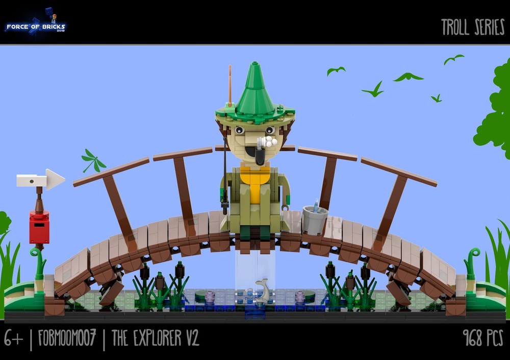 Lego The Explorer (Snufkin) (fobmoom007) V2 | Force of Bricks